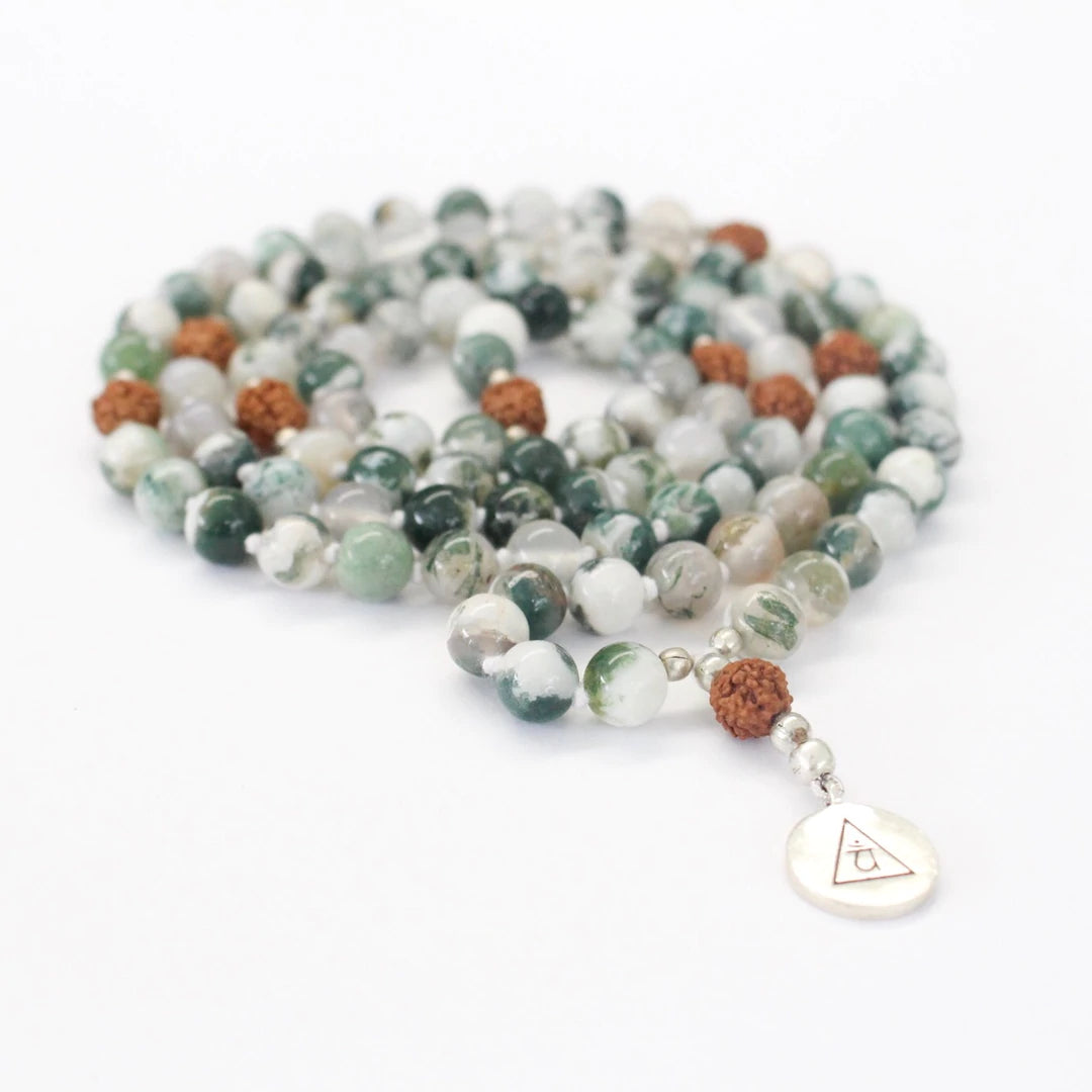 ABUNDANCE - Tree Agate Mala